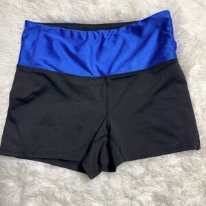 Chassé Performance Blue and Black Athletic Shorts Adult Small